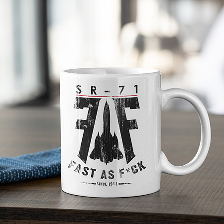 The FAF SR-71 White Coffee Cup
